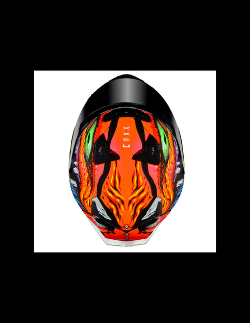 CASCO X.R3R ZORGA ORANGE GREEN